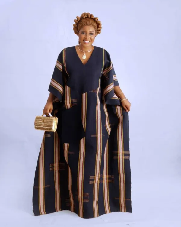 Black & Orange Stripe Bubu