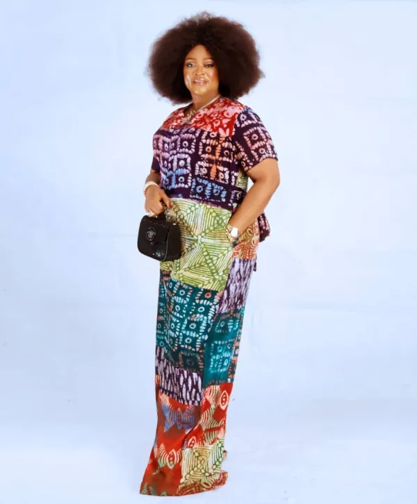 Geometric Print Two-Piece